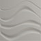Ekena Millwork 19 5/8in. W x 19 5/8in. H Wave EnduraWall Decorative 3D Wall Panel Covers 2.67 Sq. Ft. WP20X20WVCGH - alternate 4